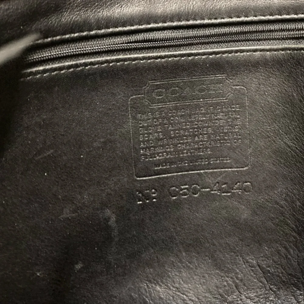 COACH vintage 4140 Waverly Lafayette black leather tote bag